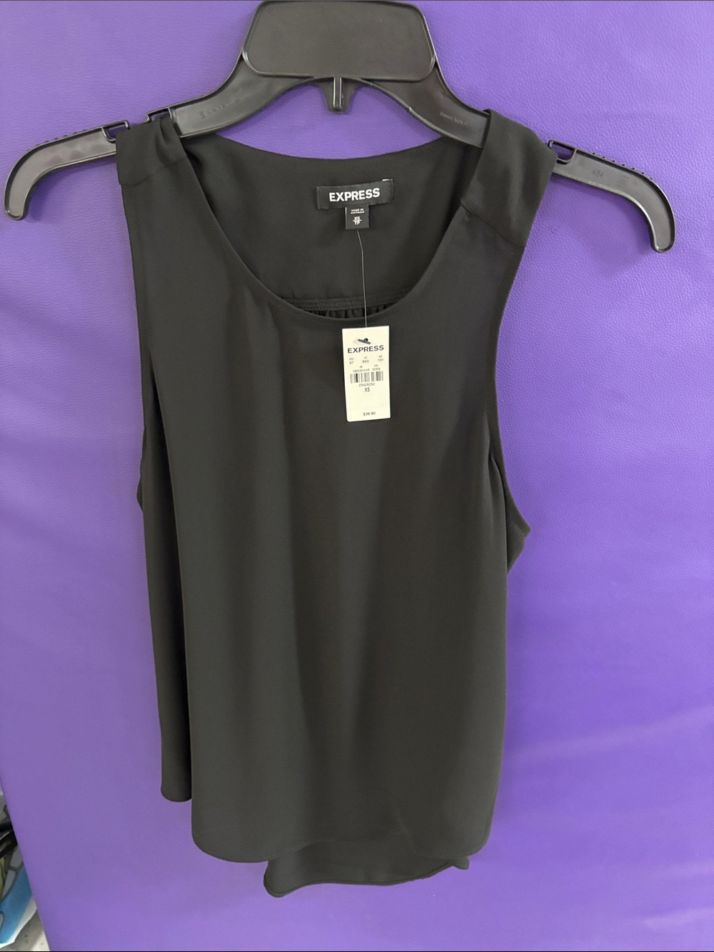 Express Black Sleeveless Scoop Neck Camisole